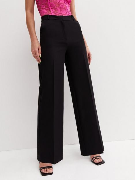 new-look-black-tailored-wide-leg-trousers