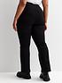  image of new-look-curves-black-high-waist-flared-brooke-jeans