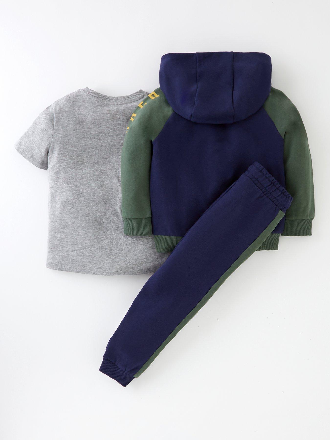  image of mini-v-by-very-boys-tiger-explorer-hoodie-short-sleeve-t-shirt-and-jogger-set-multi