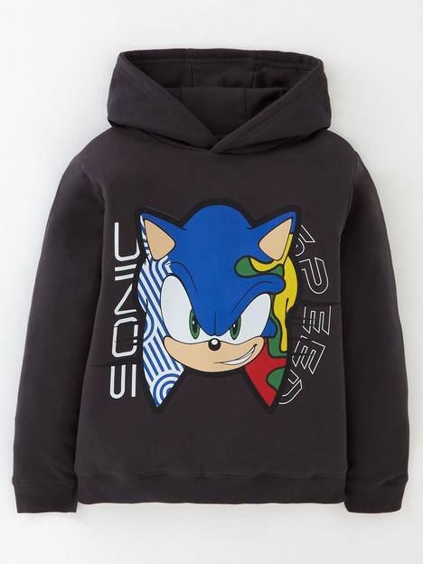 sonic-the-hedgehog-spliced-graphic-hoodie-charcoal