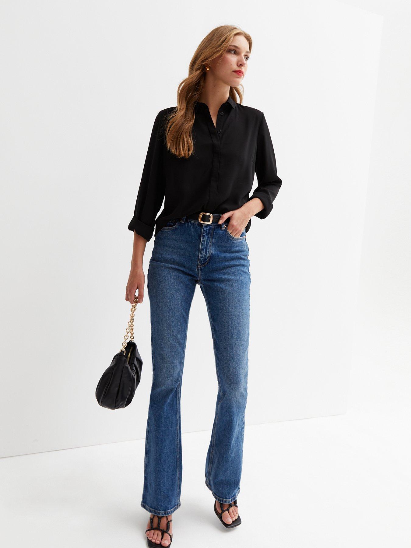  image of new-look-black-long-sleeve-shirt