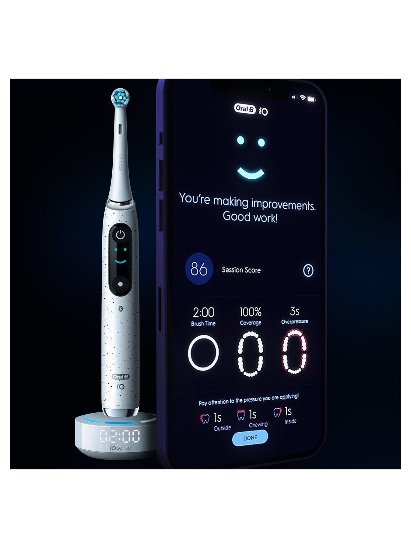  image of oral-b-io10-electric-toothbrush--nbspstardust-white