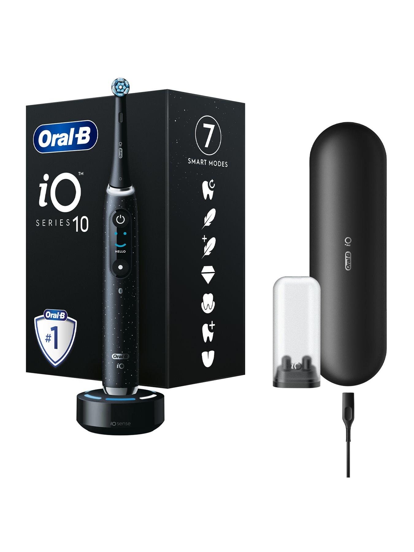 undefined iO10 Cosmic Black Electric Toothbrush + Charging Travel Case