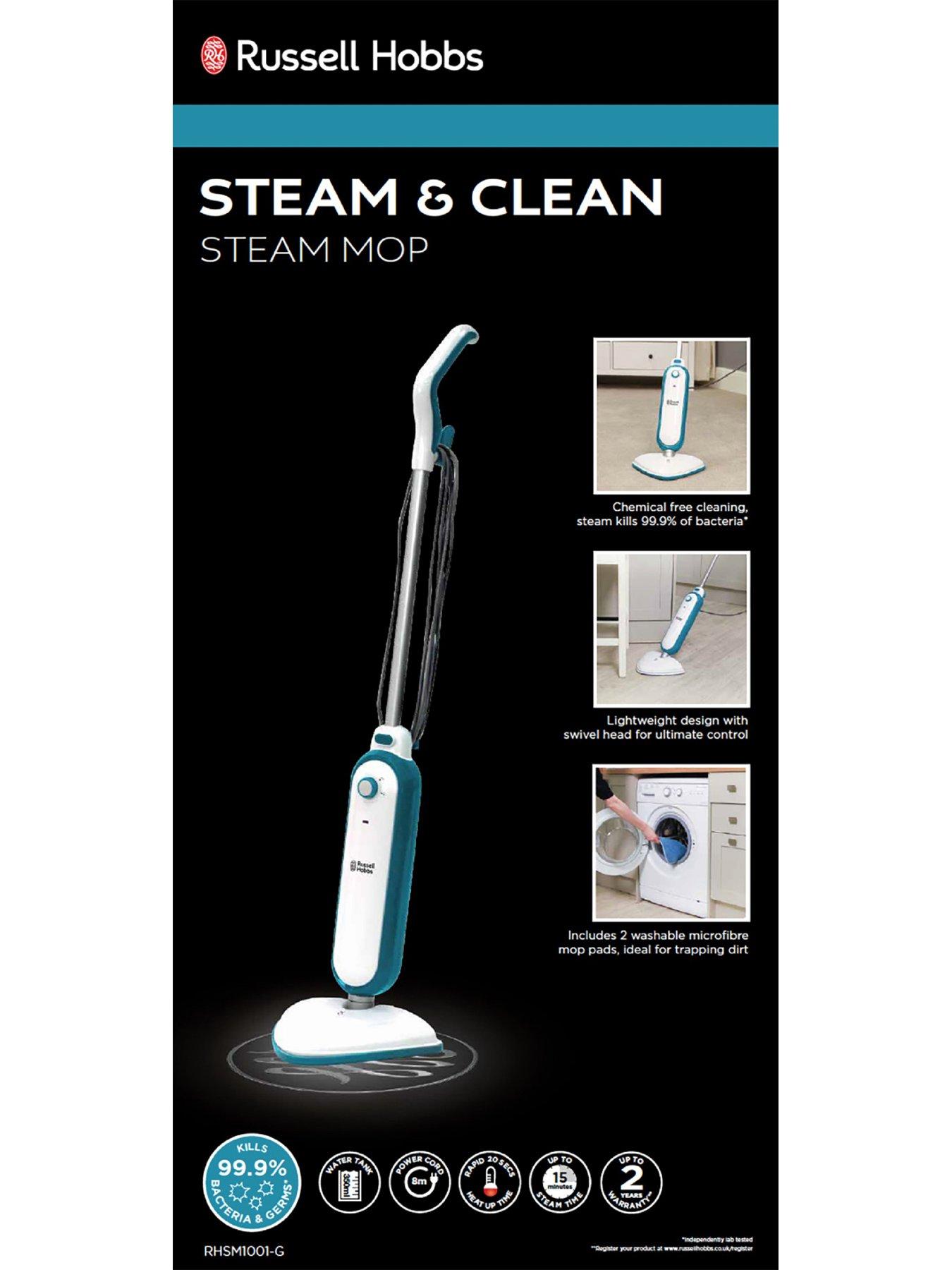 stillFront image of russell-hobbs-rhsm1001-g-steam-amp-clean-600w-steam-mop