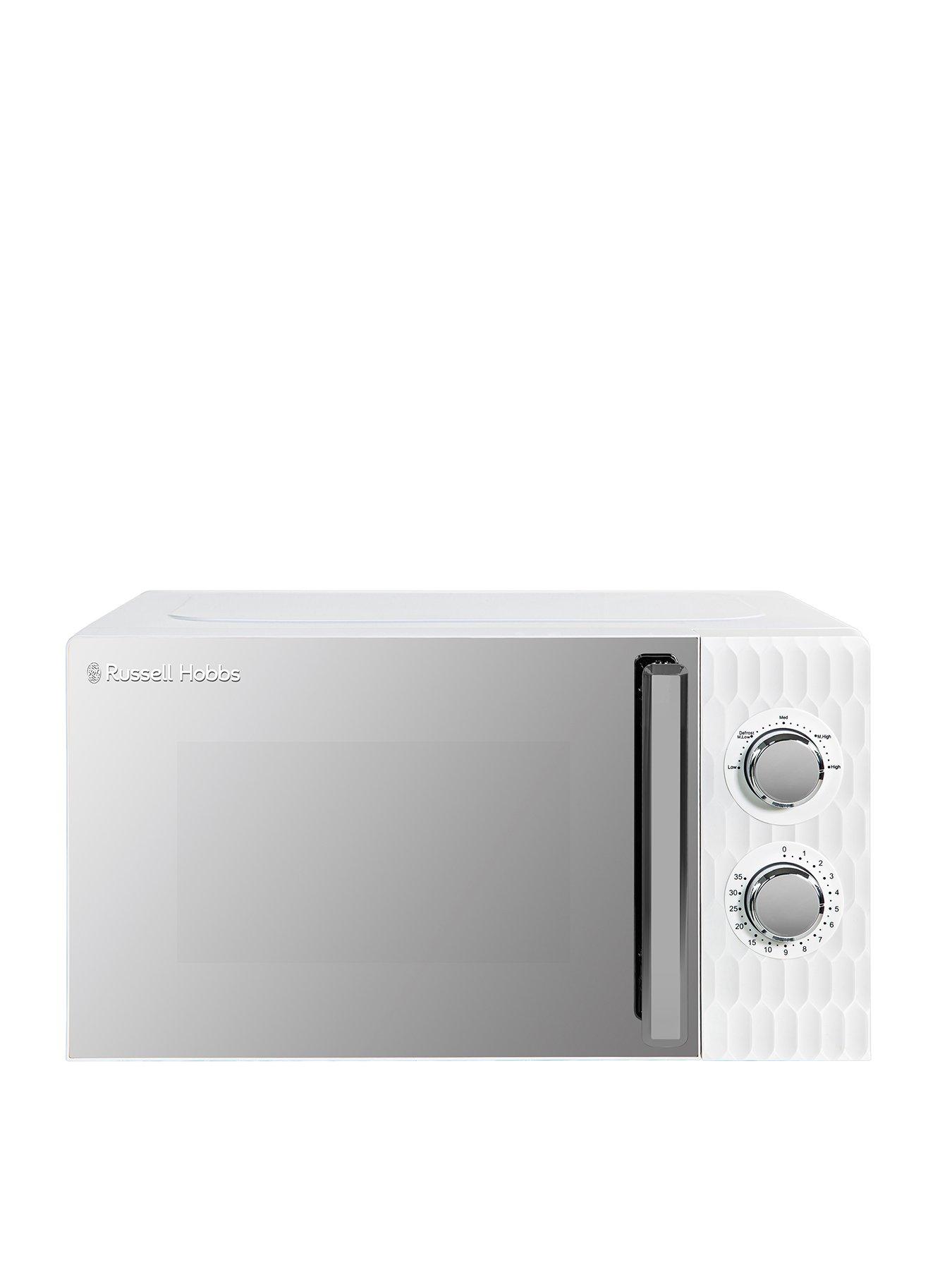 Image 1 of 6 of Russell Hobbs RHMM715 Honeycomb 17 Litre White Manual Microwave