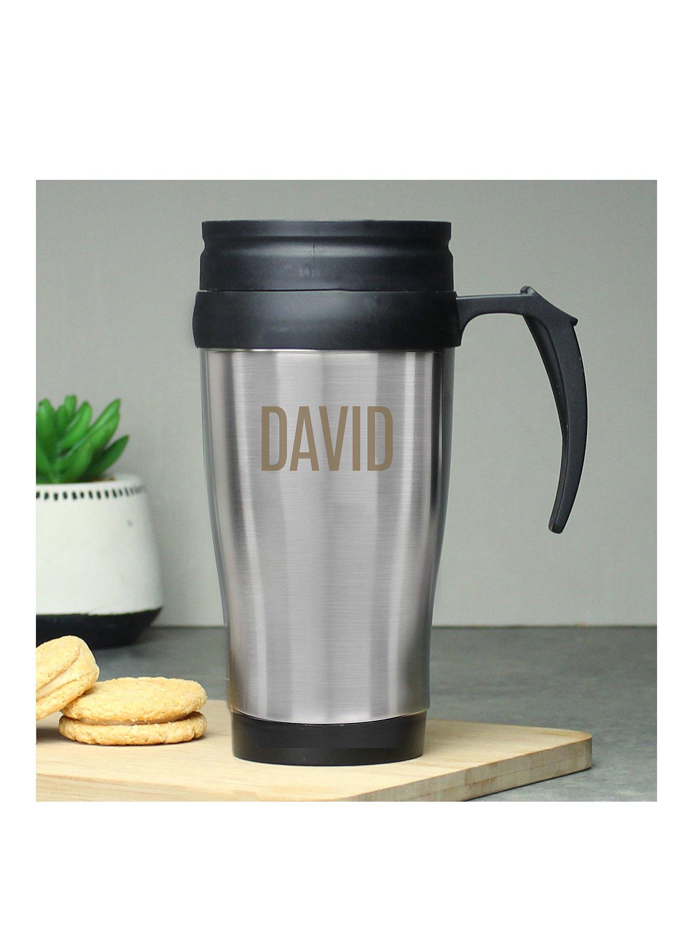 The Personalised Memento Company Personalised Stainless Steel Travel Mug