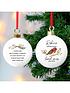  image of the-personalised-memento-company-robin-memorial-bauble