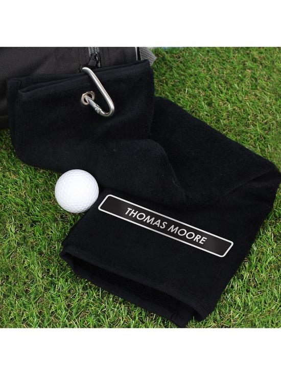 stillFront image of the-personalised-memento-company-golf-towel