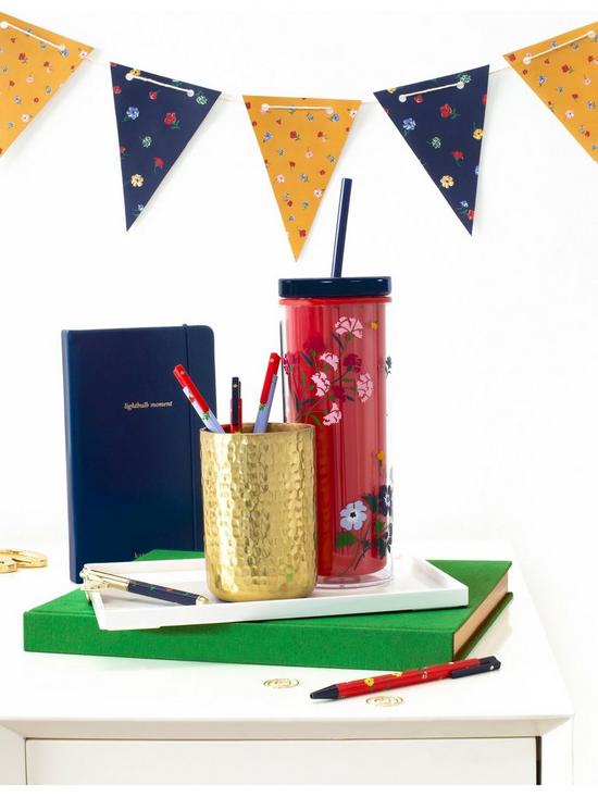 stillFront image of kate-spade-new-york-acrylic-tumbler-with-straw-bouquet-toss
