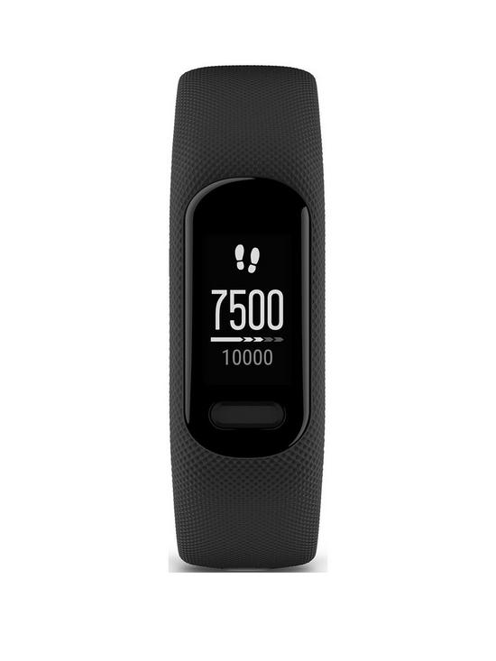 stillFront image of garmin-vivosmart-5-smart-fitness-tracker-with-touchscreen-black-large