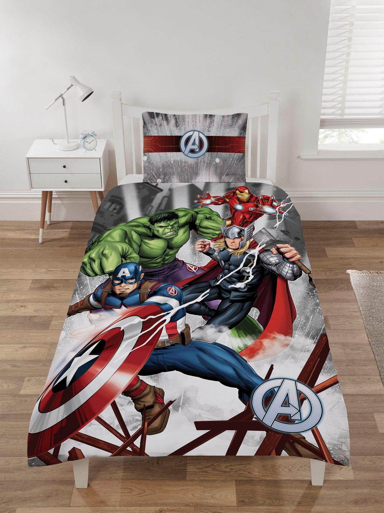 Marvel Avengers Single Duvet Cover Set Multi