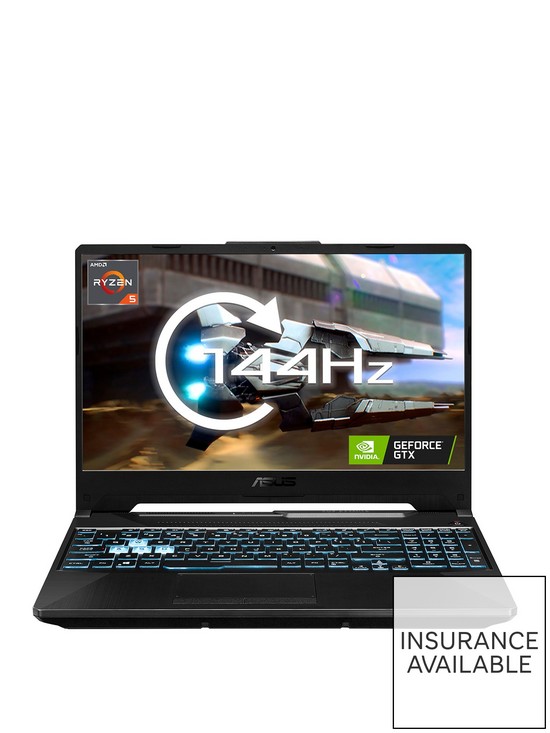 front image of asus-tuf-gaming-a15-fa506ic-hn042w-laptop-156in-fhdnbspamd-ryzen-5nbspgeforce-rtx-3050-8gb-ram-512gb-ssd