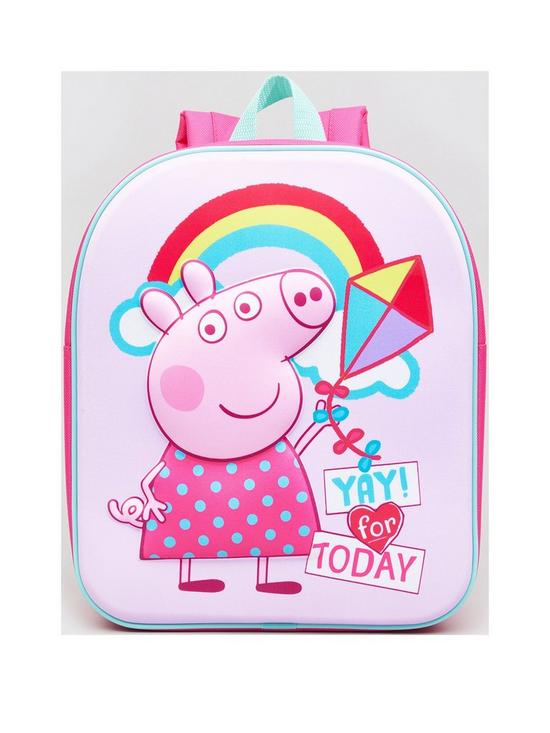 front image of peppa-pig-3d-printnbspbackpack
