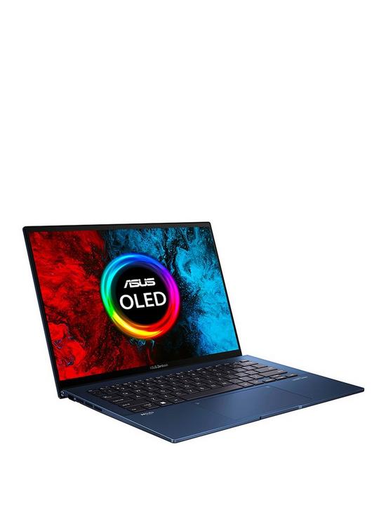 front image of asus-zenbook-14-oled-ux3402za-kn224w-laptop-14in-fhd-intel-core-i5-16gb-ram-512gb-ssd