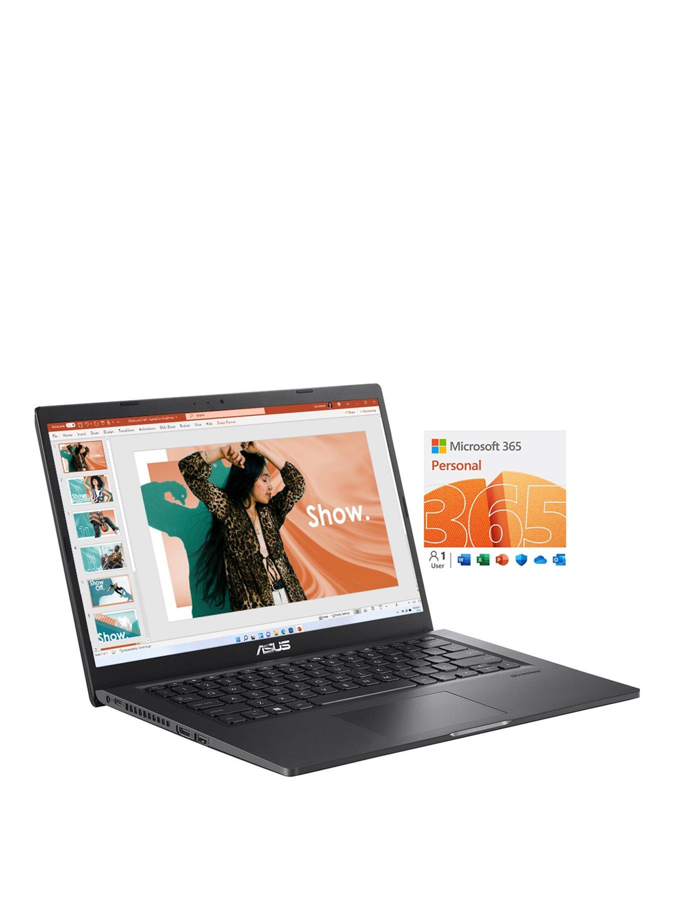 front image of asus-vivobook-14nbspx1400ea-ek1651ws-laptop-14in-fhdnbspintel-pentium-gold-4gb-ramnbsp128gb-storagenbspwith-microsoft-m365-12-months