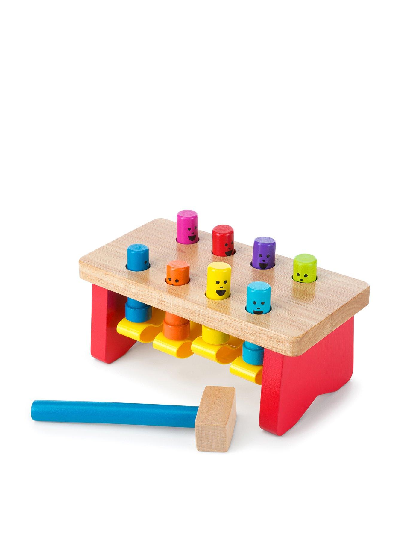 Melissa Doug Deluxe Pounding Bench littlewoods