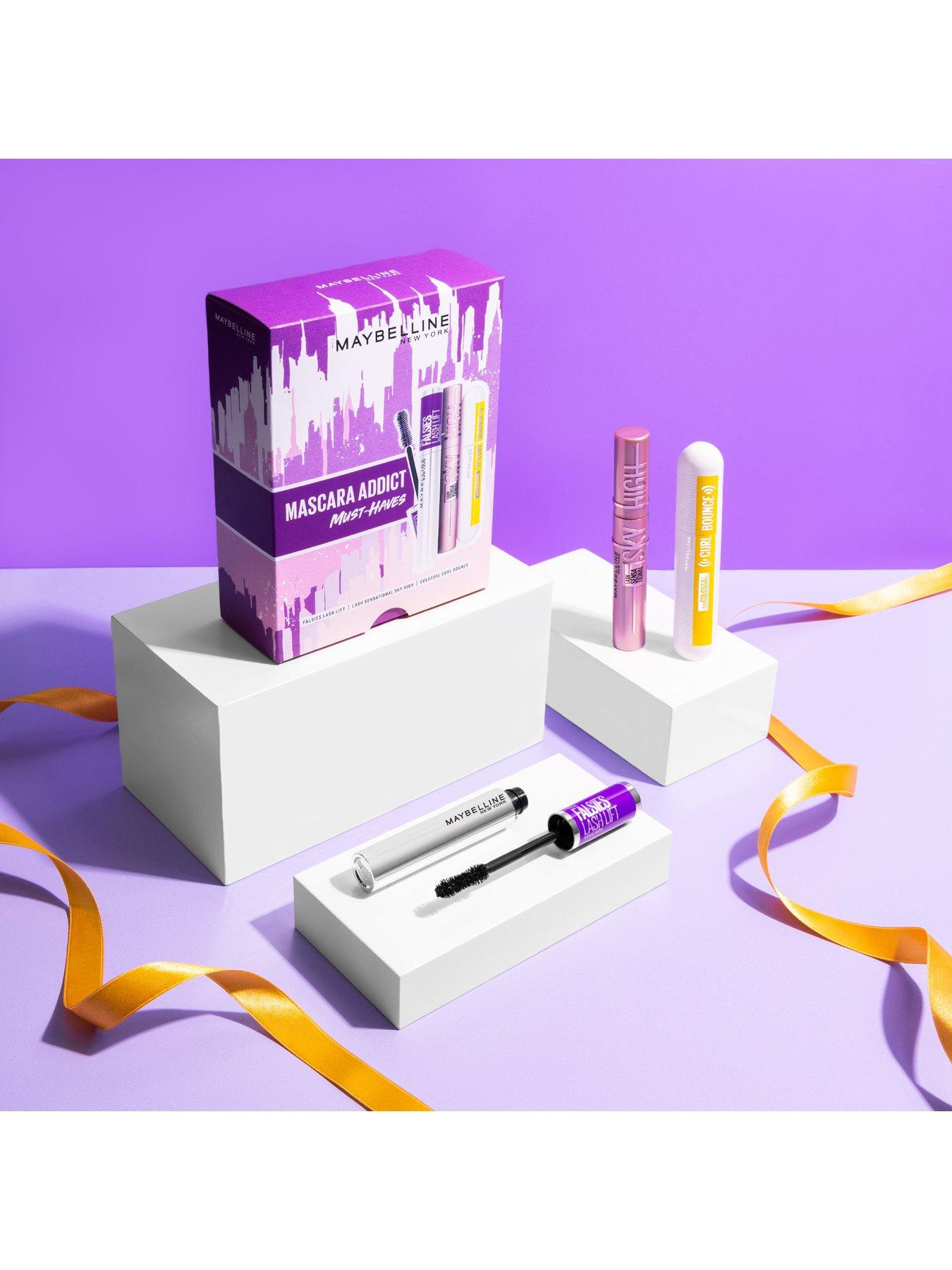 MAYBELLINE New York Mascara Addict Set, Sky High Mascara, Curl Bounce