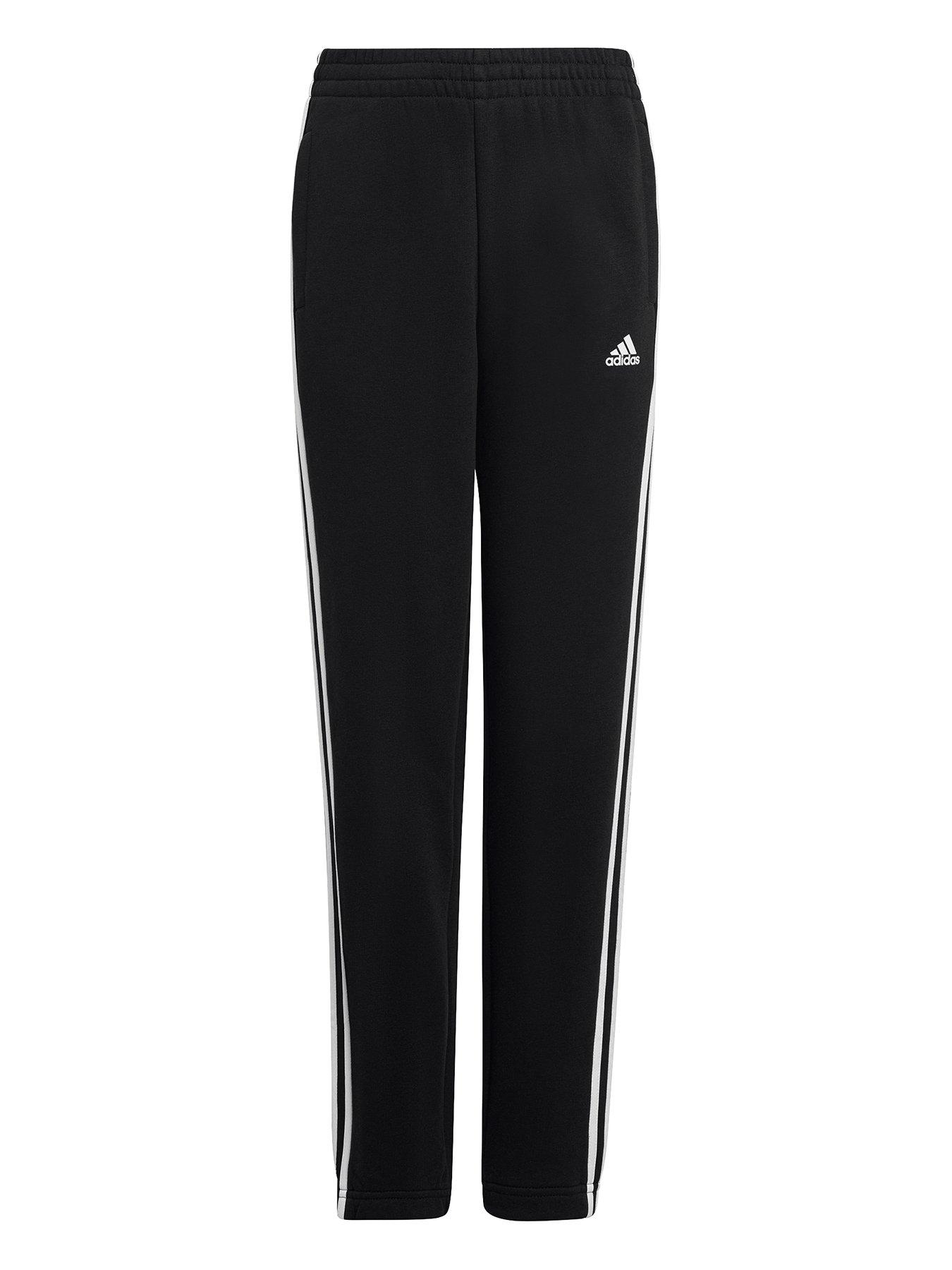 adidas Originals Junior Unisex Joggers Black White littlewoods