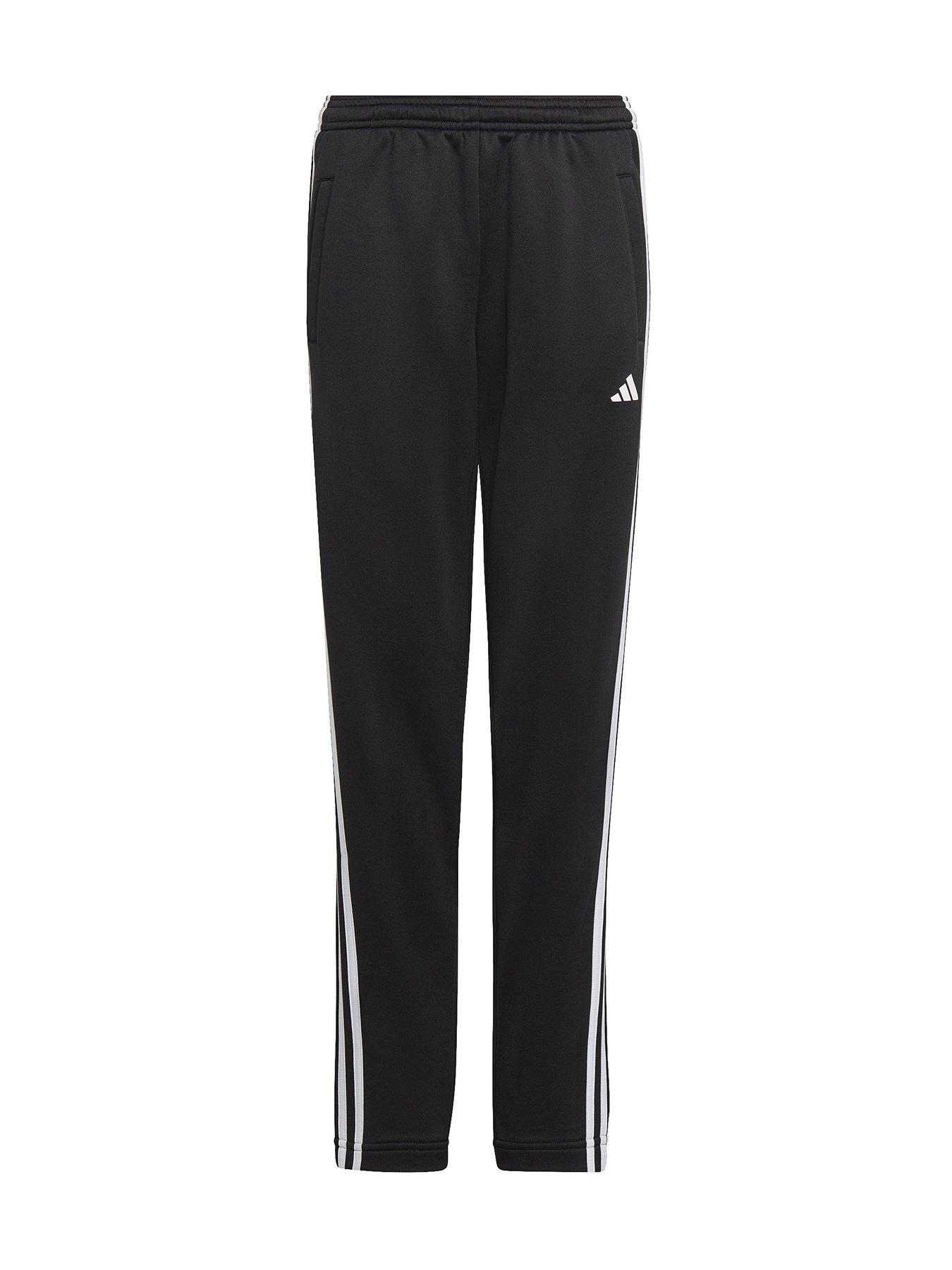 GIRLS ADIDAS ESSENTIALS 3 STRIPES LEGGINGS BLACK AGES 9-10 NEW LAST PAIR NEW