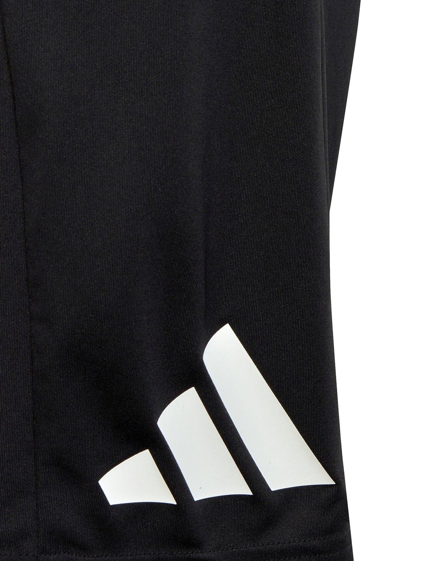 Image 4 of 4 of adidas Sportswear Junior Boys Train Essentials Logo Shorts - Black/White