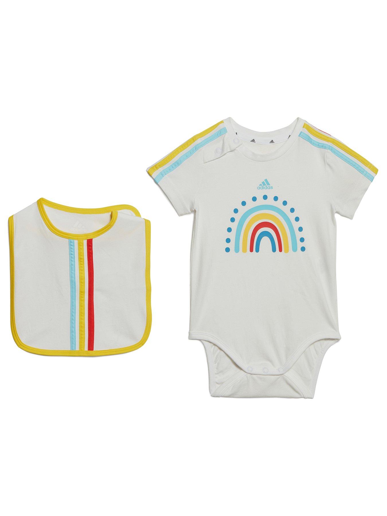  image of adidas-sportswear-infant-3-stripes-vest-amp-bib-gift-set-white