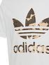  image of adidas-originals-junior-camo-print-t-shirt-white