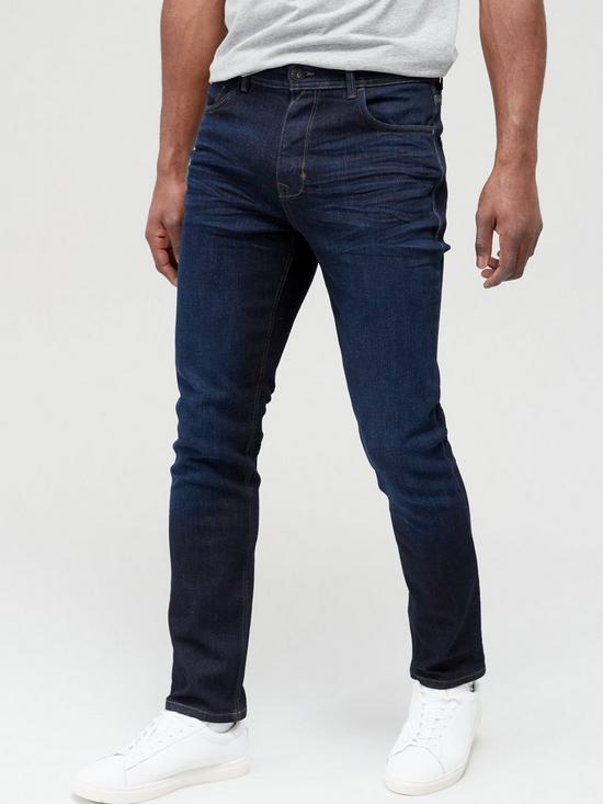 front image of very-man-premium-slimnbspstretch-jeans--nbspdark-wash