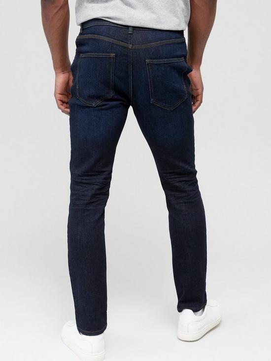 stillFront image of very-man-premium-slimnbspstretch-jeans--nbspdark-wash
