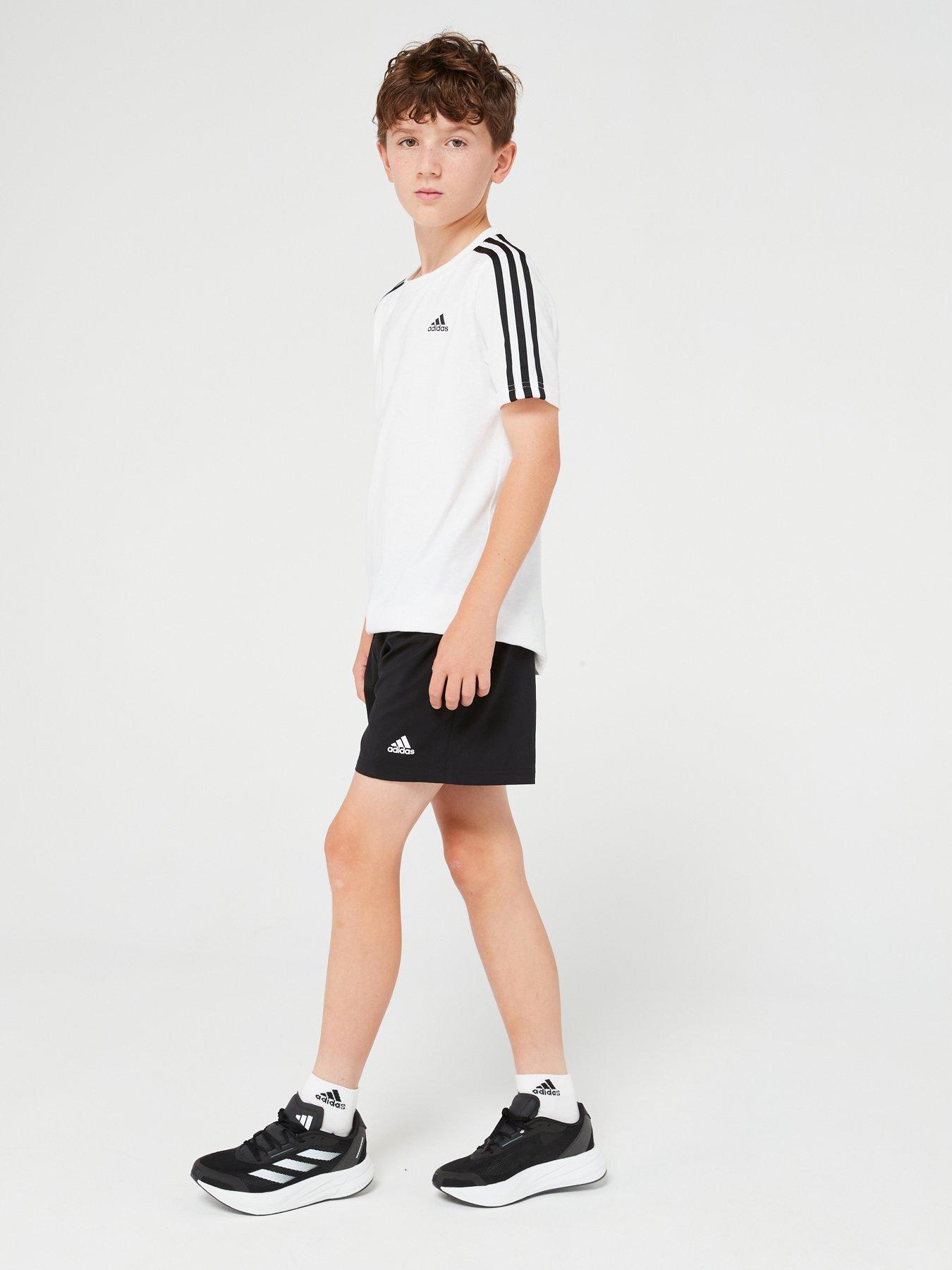 adidas Sportswear Junior Essentials Chelsea Shorts Black White littlewoods