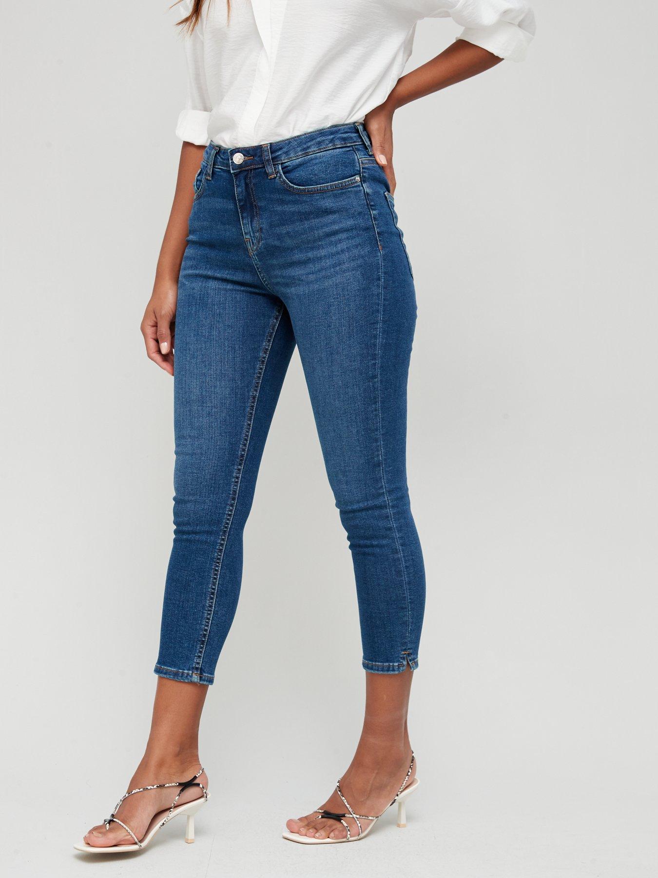 High waisted skinny 2025 capri jeans