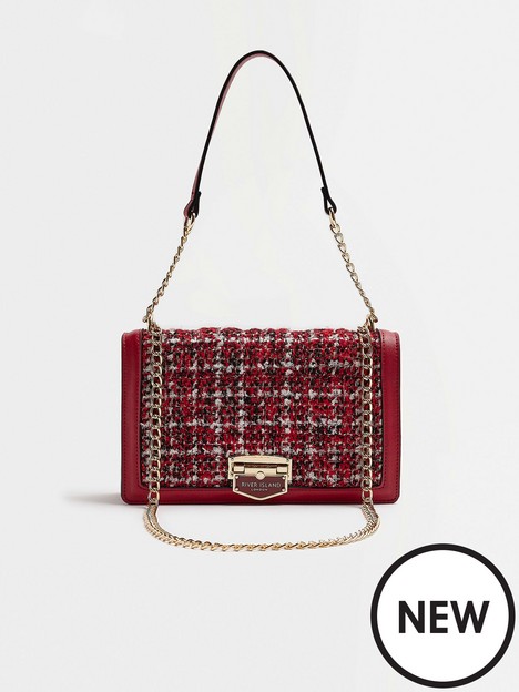 river-island-boucle-lock-front-satchel-red
