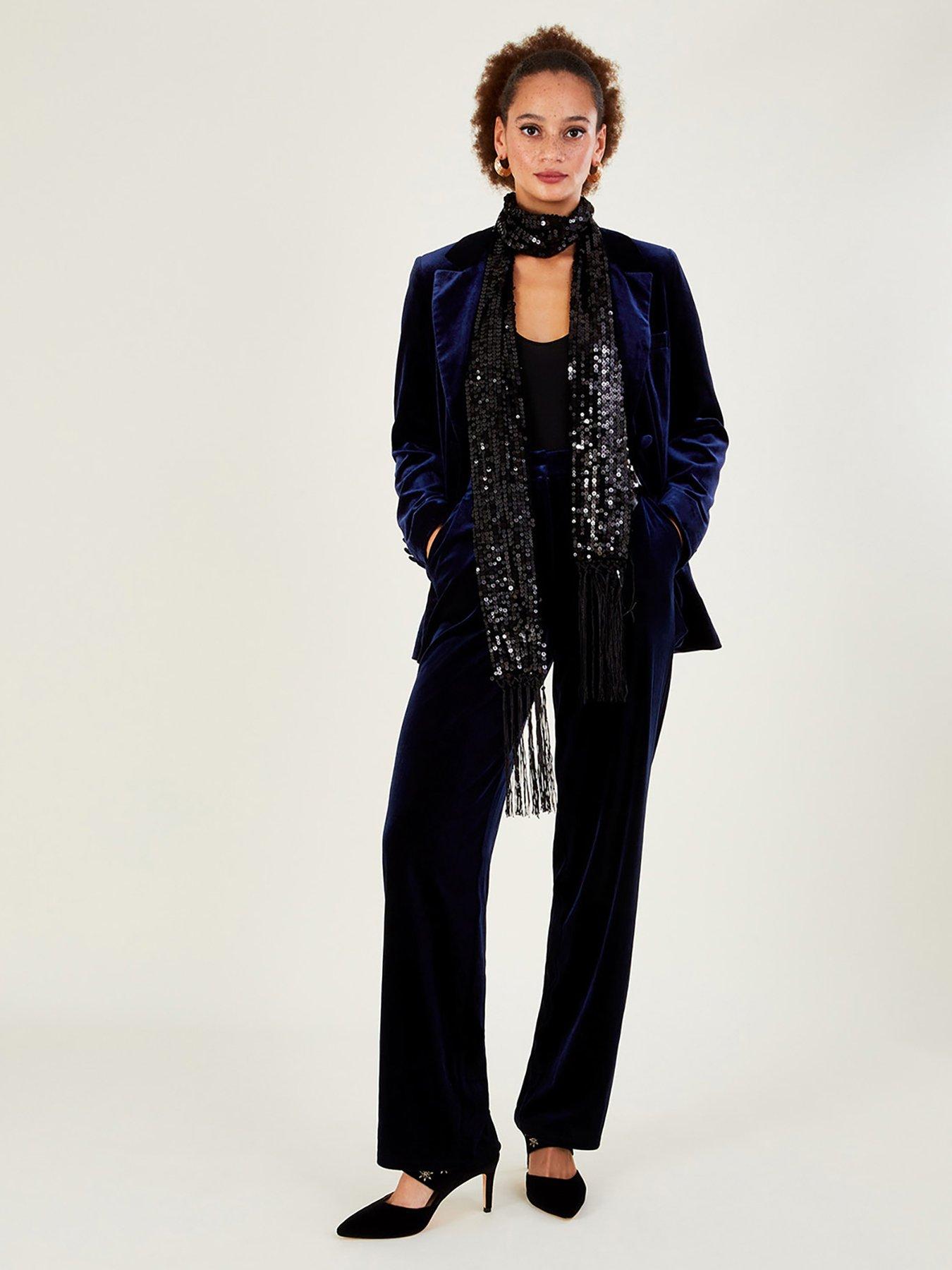 Monsoon velvet hot sale suit