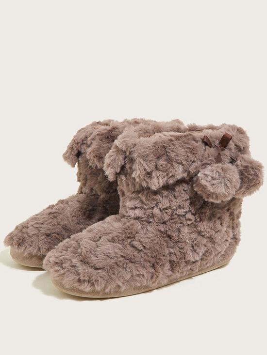 front image of monsoon-faux-fur-pom-pom-slipper-bootsnbsp--mink