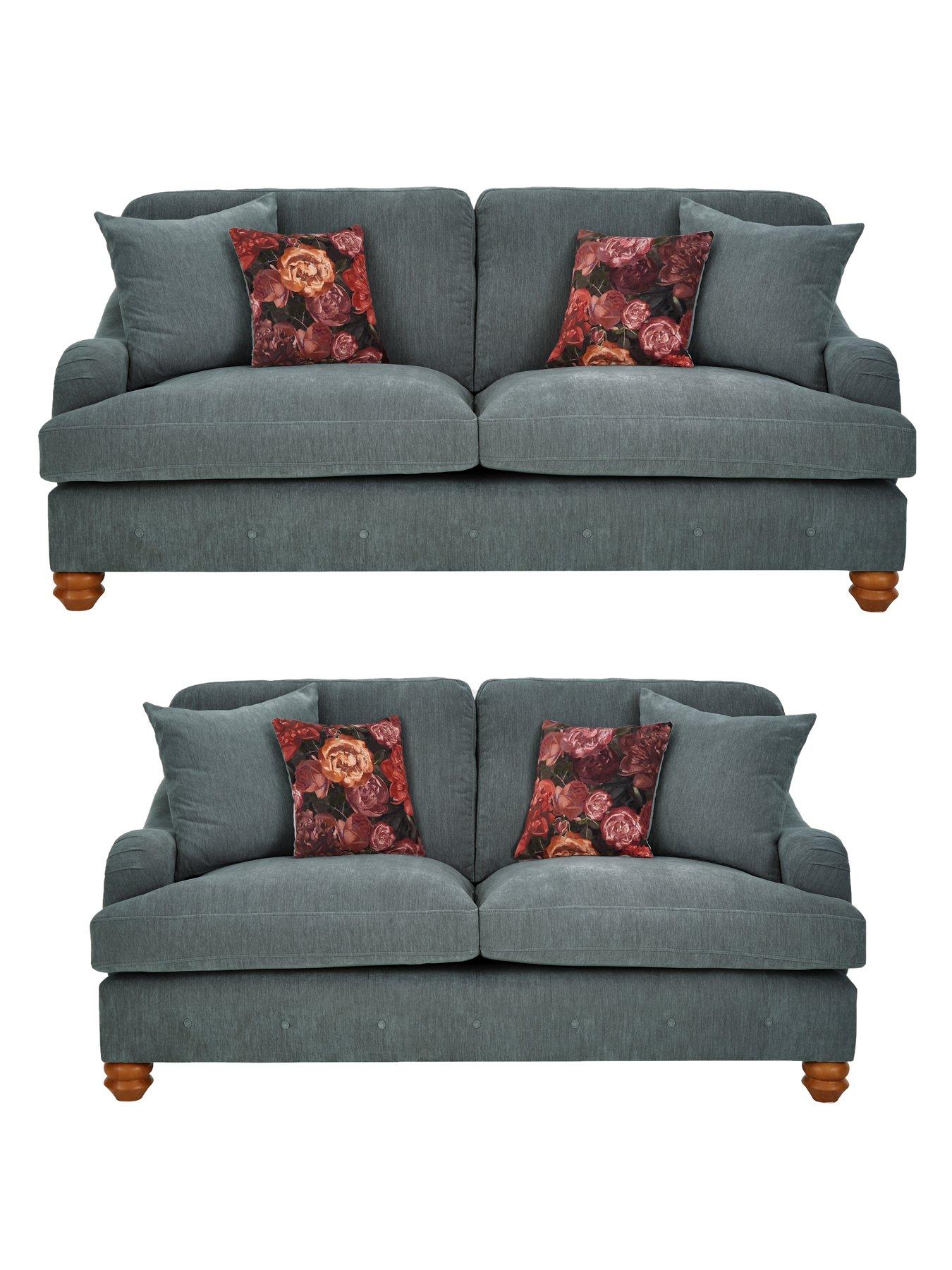 undefined Millie 3 Seater + 2 Seater Fabric Sofa Set (Buy and SAVE!) - Made to order in the UK