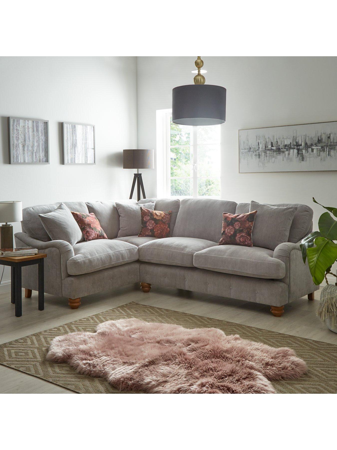 Very Home Millie Small Left Hand Fabric Chaise Sofa - Made to order in the UK