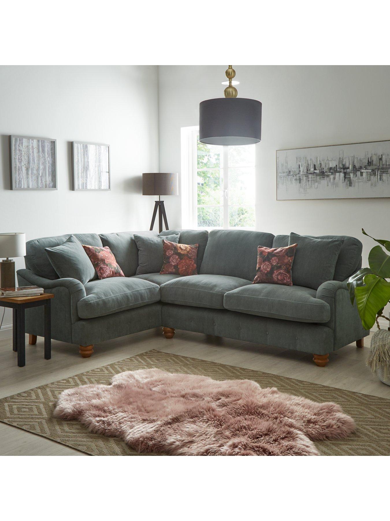undefined Millie Small Left Hand Fabric Chaise Sofa - Made in the UK