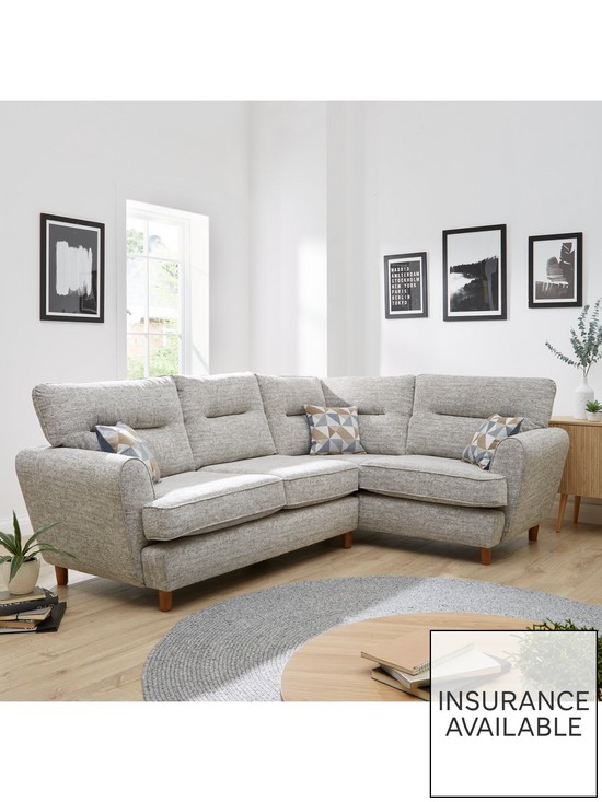 front image of very-home-lusso-small-right-hand-chaise