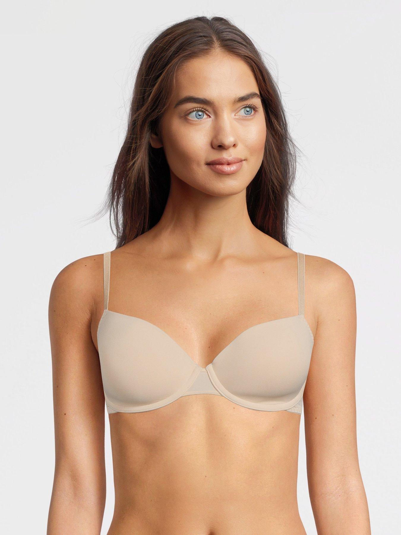 Image 2 of 6 of DORINA 2pk&nbsp;Louise Light Padded Demi Bra - Black/Beige