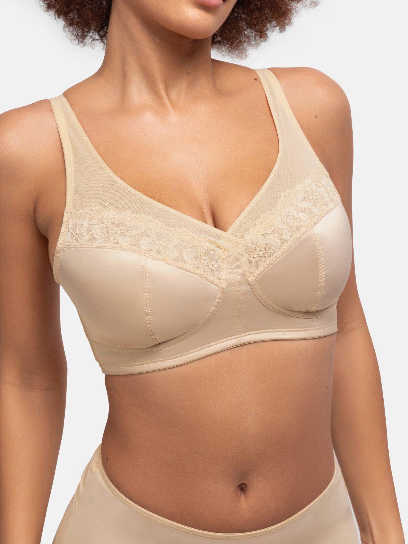 Image 1 of 5 of DORINA Teagan Full Cup Wireless Non Padded Minimizer - Beige