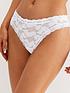  image of new-look-3-pack-black-mink-and-white-floral-lace-thongs