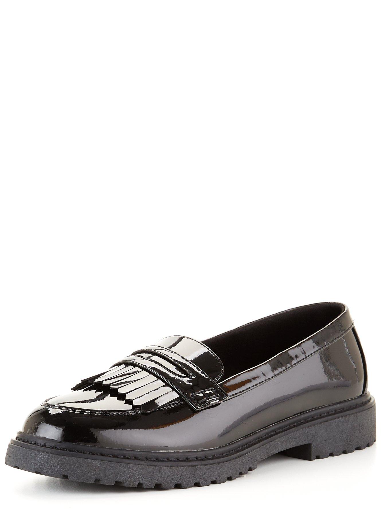  image of v-by-very-older-girls-loafer-leather-school-shoe-wide-fit