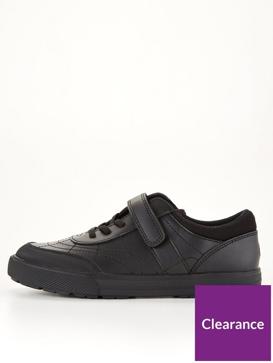 front image of v-by-very-wide-fitnbspolder-boys-lace-leather-trainer-school-shoes-black