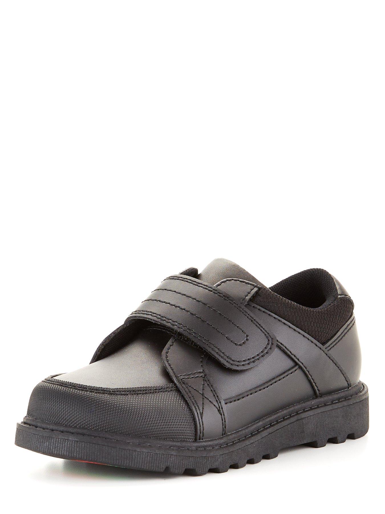 Everyday ToeZone Wide Fit Younger Boys Chunky Sole Strap Leather