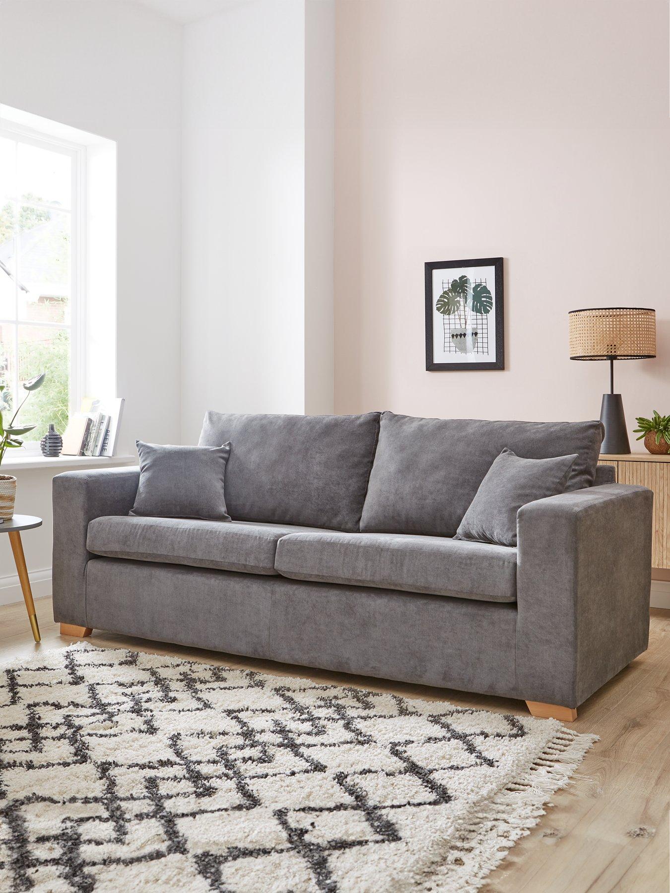 The Very Collection Valencia Fabric 3 Seater Sofa - FSC® Certified
