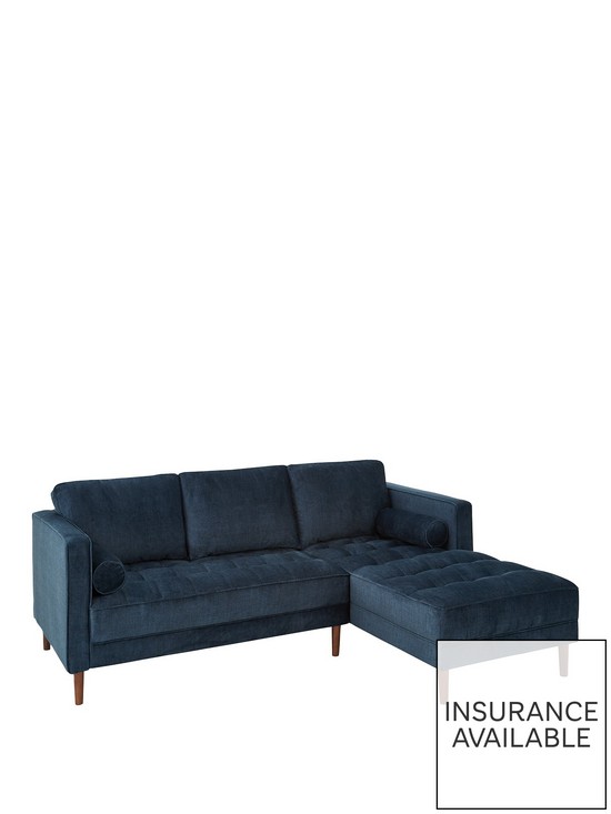 stillFront image of very-home-new-orleansnbspfabricnbsp3-seater-right-hand-chaise-sofa-navy