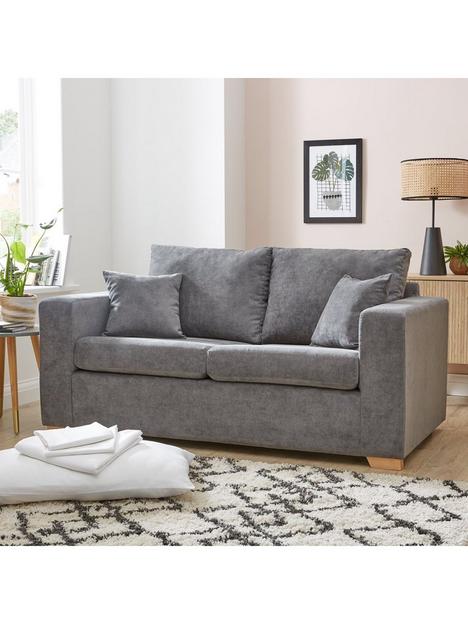 very-home-valencia-fabric-3-seater-sofa-bed