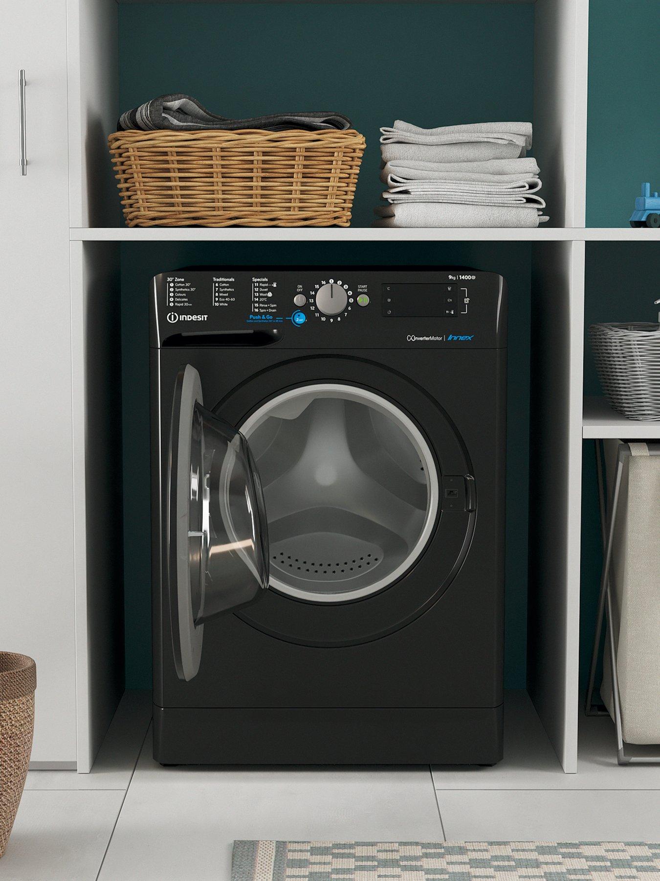  image of indesit-innex-bwe91496xkukn-9kg-load-1400rpm-spin-washing-machine-white