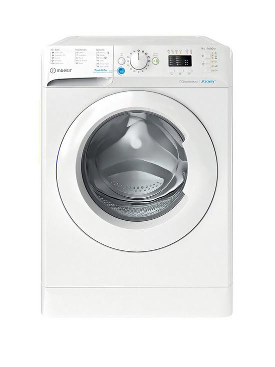 front image of indesit-bwa81684xwukn-8kg-load-1600rpm-spin-washing-machine-white