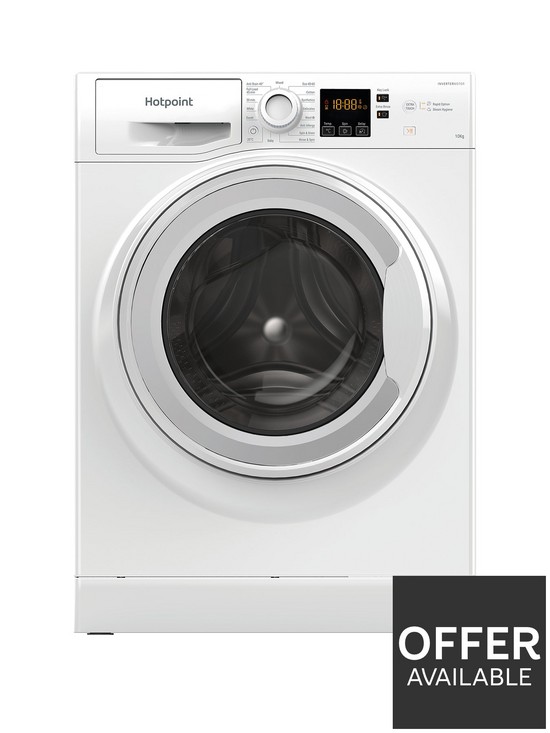 front image of hotpoint-nswm1045cwukn-10kg-load-1400rpm-spinnbspwashing-machine-white