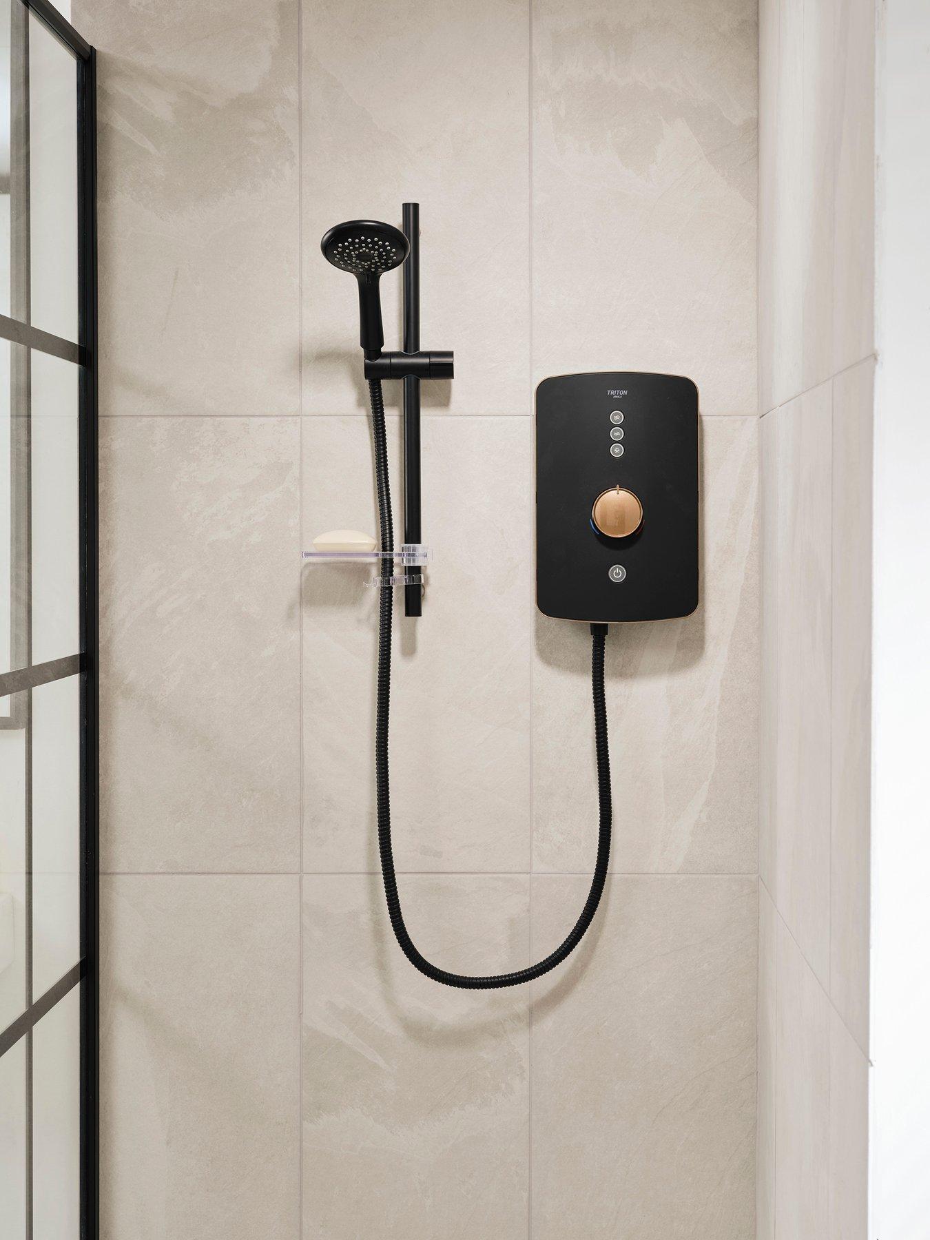  image of triton-amala-metallic-95kw-electric-shower-brushed-copper